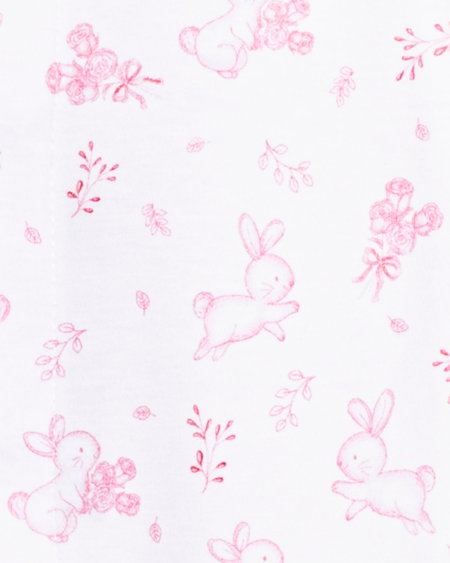 Pima Pink Bunnies Stretchie Collection
